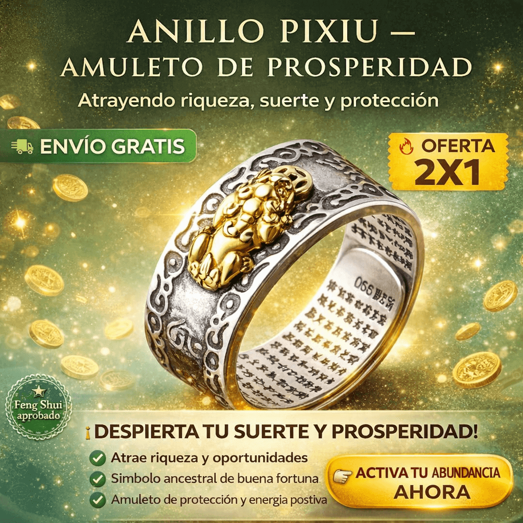 🐉 ANILLO PIXIU™ – Amuleto de Abundancia