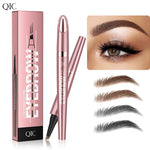 Lápiz para cejas impermeable 3D Microblading