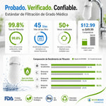 Filtrex® I Filtro de Grifo REUTILIZABLE para Sedimentos