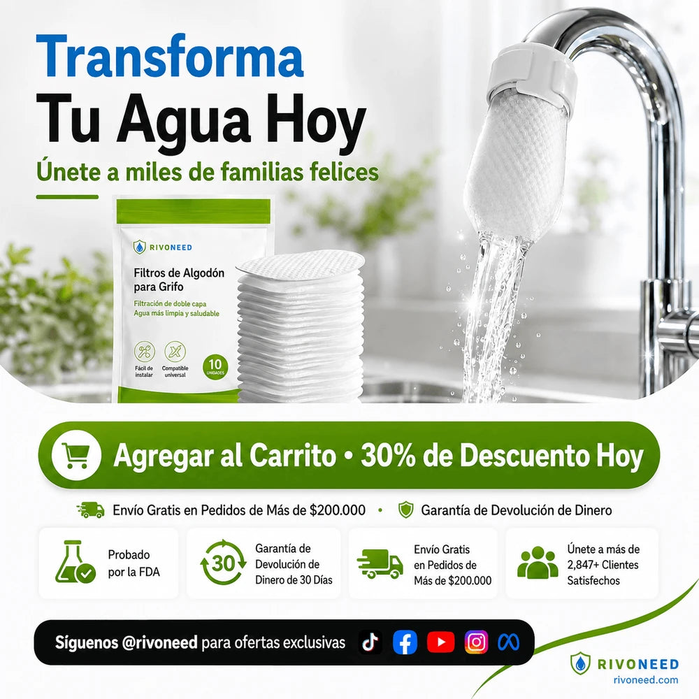 Filtrex® I Filtro de Grifo REUTILIZABLE para Sedimentos
