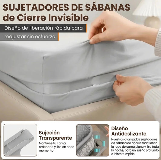 Sujetadores para Sábana Antideslizantes