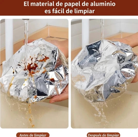Pack de Cubiertas Térmicas de Aluminio para Alimentos