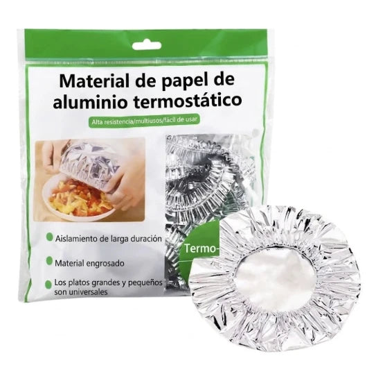 Pack de Cubiertas Térmicas de Aluminio para Alimentos
