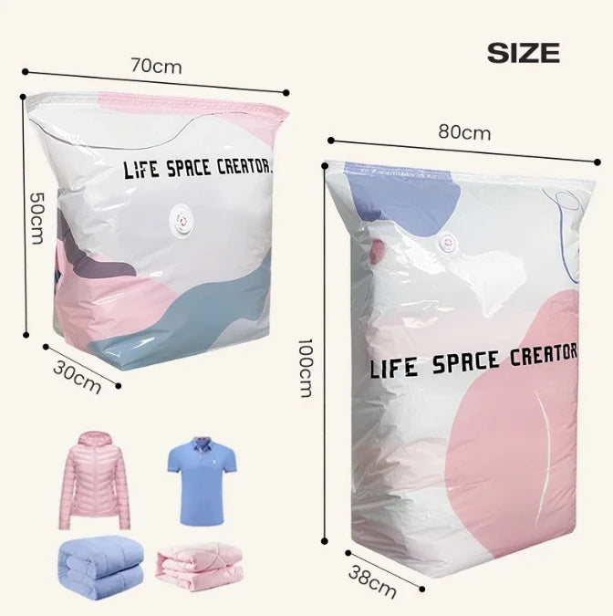 PackSpace™| Bolsas Organizadoras al Vacío