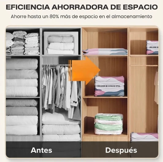 PackSpace™| Bolsas Organizadoras al Vacío