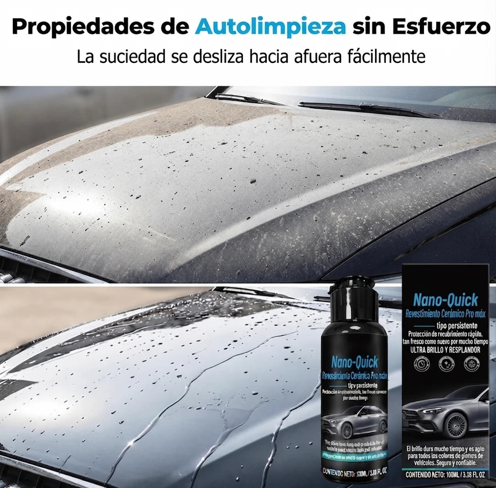 NanoQuick™| Recubrimiento Nano Ceramico para Autos