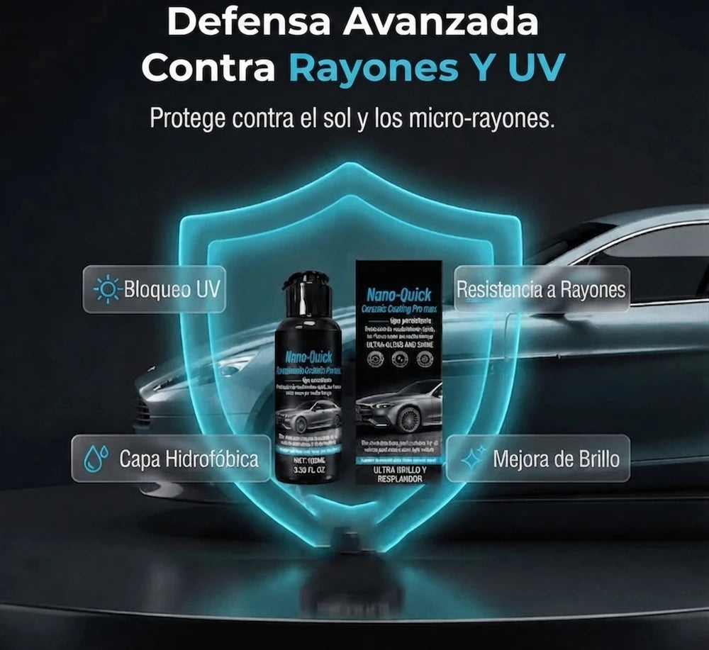 NanoQuick™| Recubrimiento Nano Ceramico para Autos