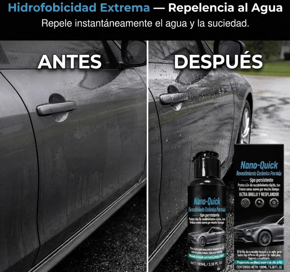 NanoQuick™| Recubrimiento Nano Ceramico para Autos
