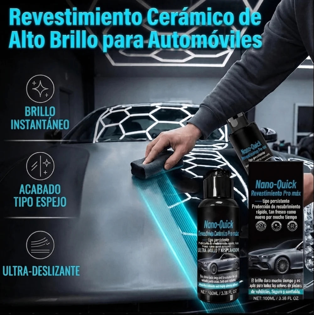 NanoQuick™| Recubrimiento Nano Ceramico para Autos