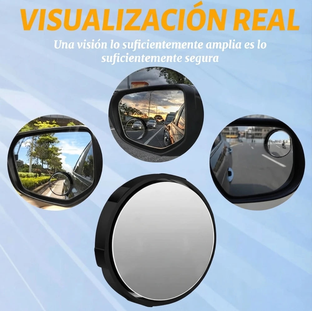 BlindView™| Espejos Convexos Giratorios Para Puntos Ciegos