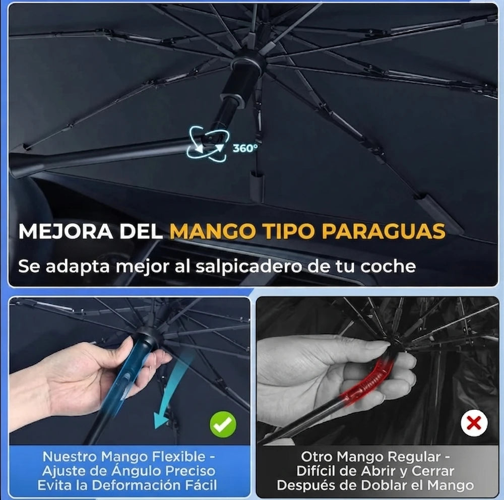 SunShield™| Parasol Frontal Protector Parabrisas Coche
