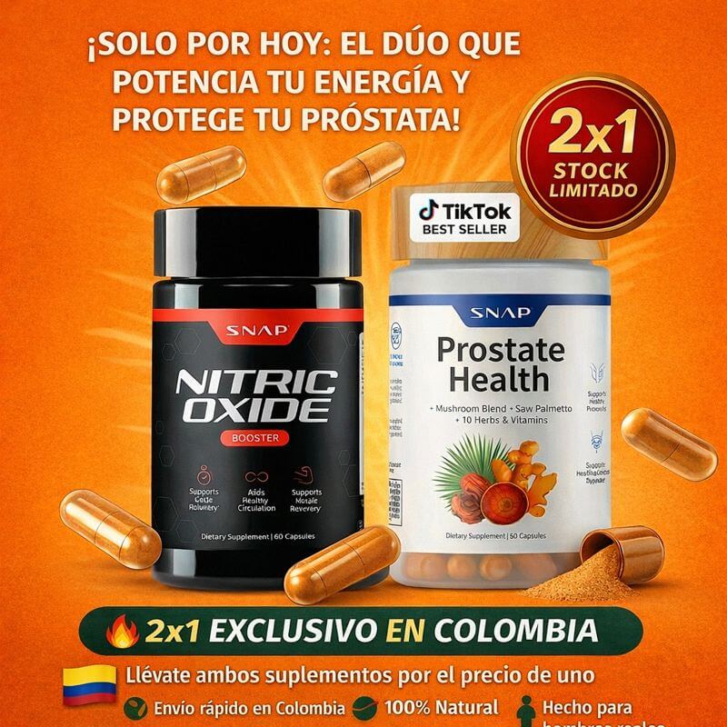 Oxido Nitrico + Cuidado De La Prostata - PACK PROMOCIONAL 2x1 ✅