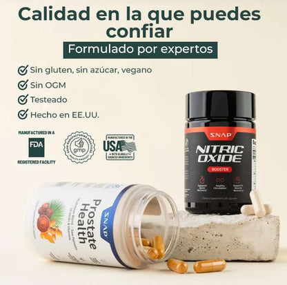 Oxido Nitrico + Cuidado De La Prostata - PACK PROMOCIONAL 2x1 ✅
