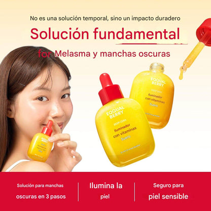 EQQUALBERRY® Suero iluminador de vitamina C