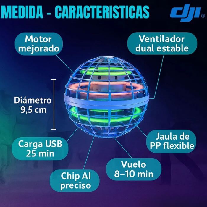 Mini Dro® Jueguete Spinner volador