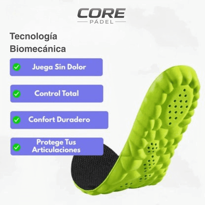 Kit Alto Rendimiento CorePádel® - 2 Pares Plantillas deportivas + recursos para mejorar tu rendimiento en la cancha