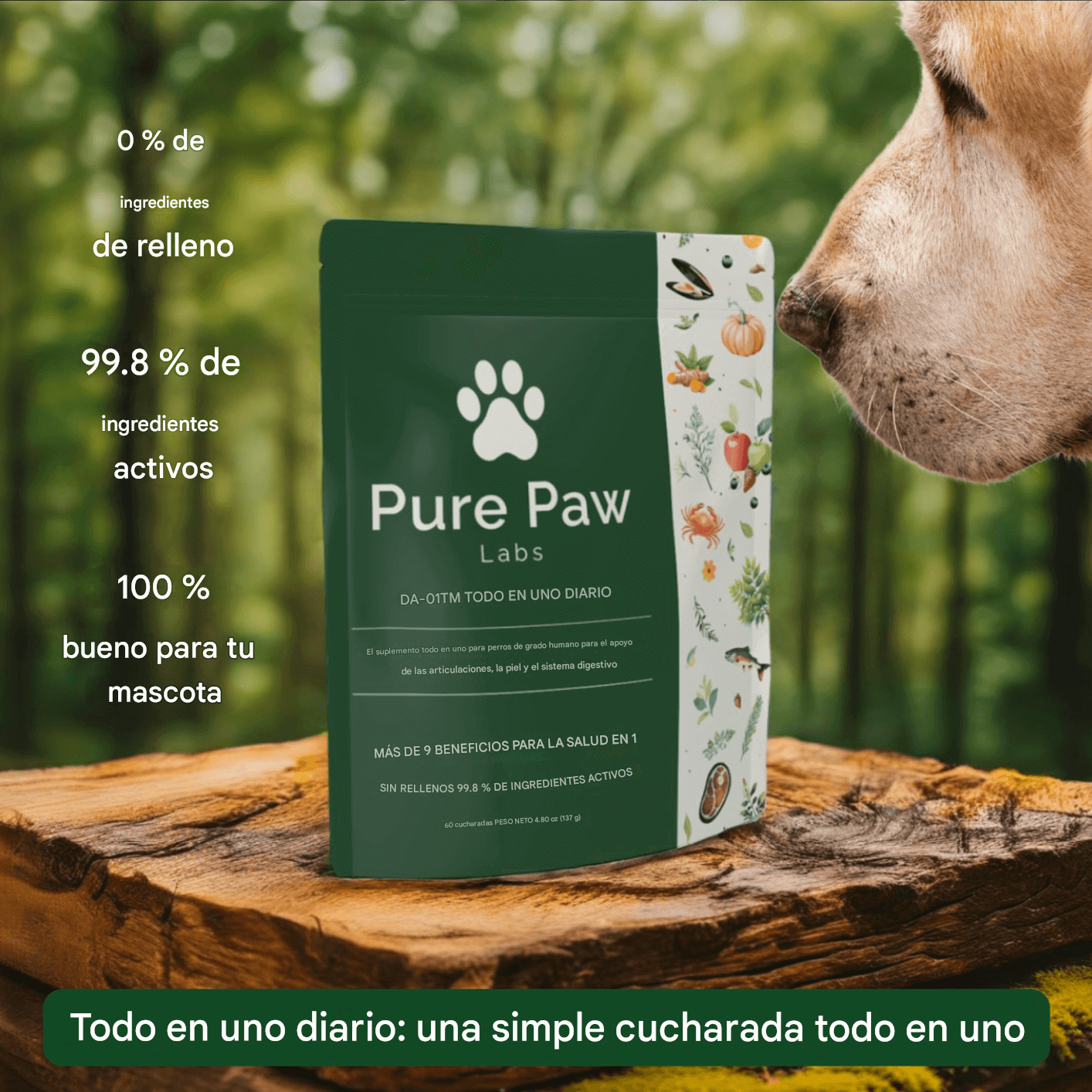 Pure Paw™ DA-1 I Bienestar Completo Para Tu Perro