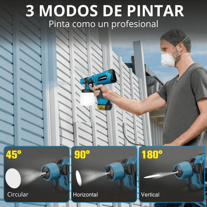 Pulverizador de Pintura + 2 Baterias GRATIS