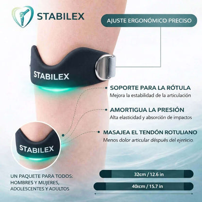 Pack x2 Rodilleras Rotulianas Ajustables Stabilex Pro™