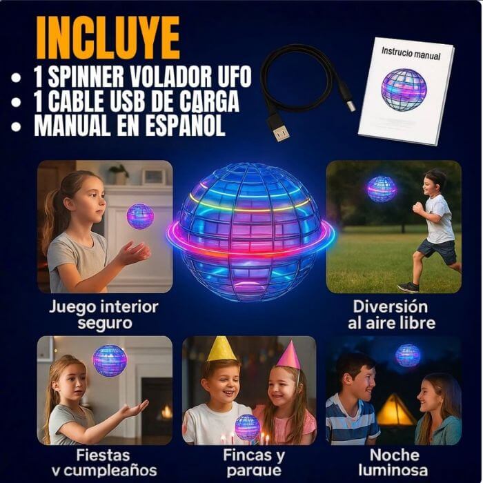 Mini Dro® Jueguete Spinner volador