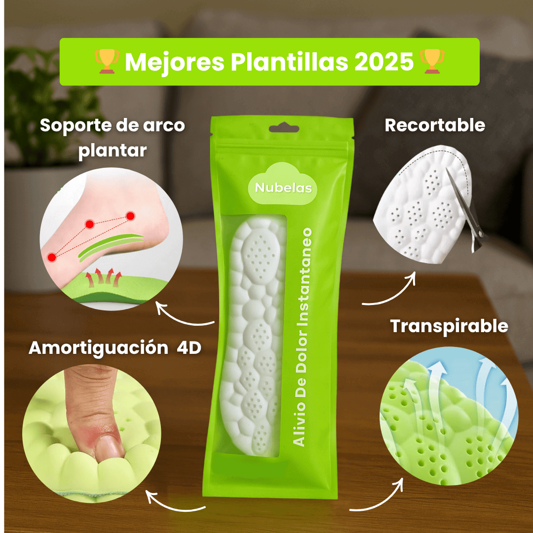 Combo Plantillas Nubelas | Comodidad en cada pisada - 1 Para entrenar y 1 para el dia a dia