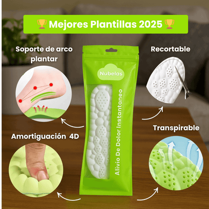 Combo Plantillas Nubelas | Comodidad en cada pisada - 1 Para entrenar y 1 para el dia a dia