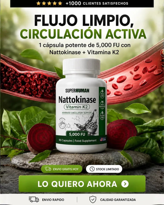 Nattokinase - Mejora de Circulación Arterial (90 cápsulas)