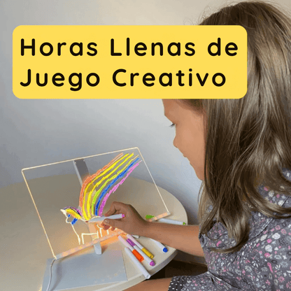 LuzPad™ Pizzara led magica + 7 marcadores gratis
