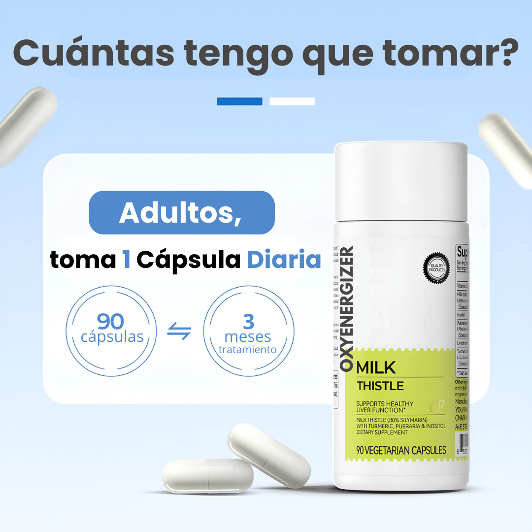OxyEnergizer® Cardo Mariano I Detox Hígado y Colon
