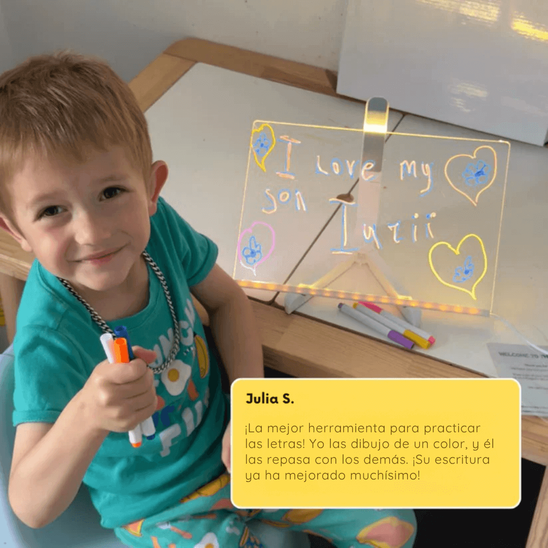 LuzPad™ Pizzara led magica + 7 marcadores gratis