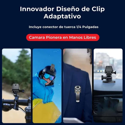 CamPro – Cámara Gran Angular 180° HD 1080P con Audio sin Ruido