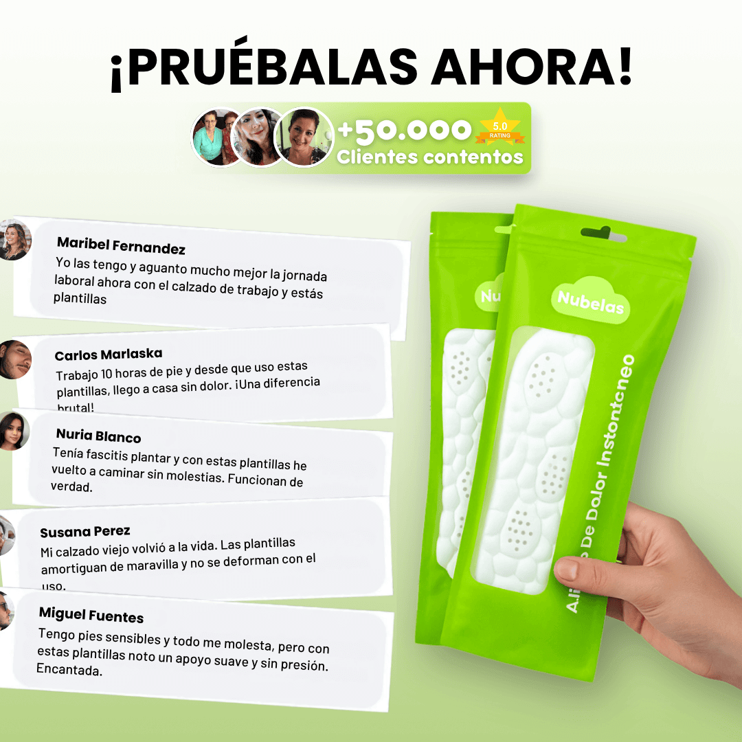 Combo Plantillas Nubelas | Comodidad en cada pisada - 1 Para entrenar y 1 para el dia a dia