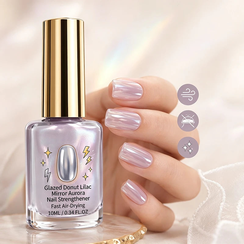 Esmalte Fortalecedor Lila Efecto Espejo - Compra 1 y lleva 1 gratis