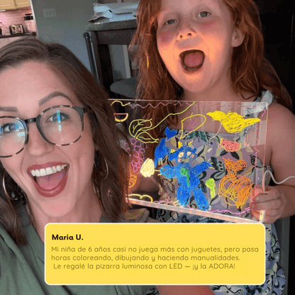 LuzPad™ Pizzara led magica + 7 marcadores gratis