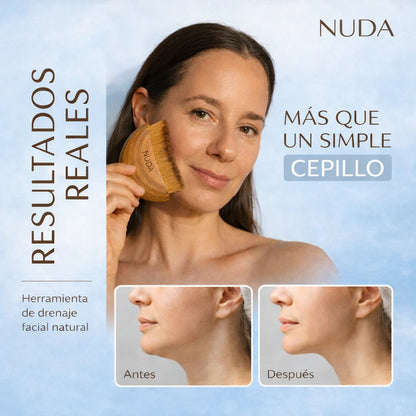 Cepillo Facial Nuda ™ Define y reduce la hinchazón de tu cara