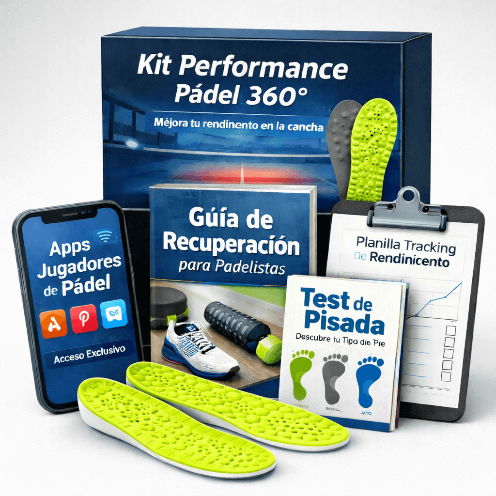 Kit Alto Rendimiento CorePádel® - 2 Pares Plantillas deportivas + recursos para mejorar tu rendimiento en la cancha
