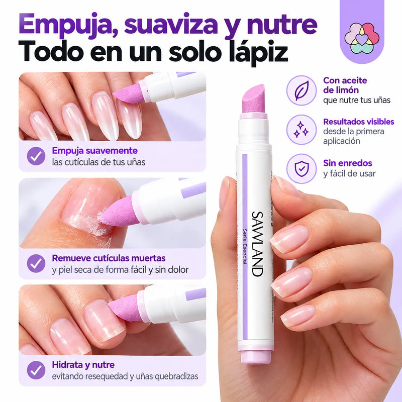 Cutelia® Lapiz removedor de cuticulas - Compra 1 y lleva 1 GRATIS