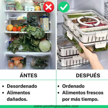 Homyx® Organizador de alimentos x3 Unidades
