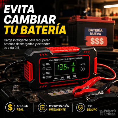 Cargador Reparador Inteligente  de Baterías I 60 dias de garantia