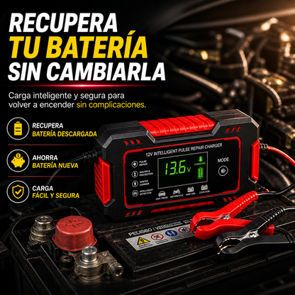 Cargador Reparador Inteligente  de Baterías I 60 dias de garantia