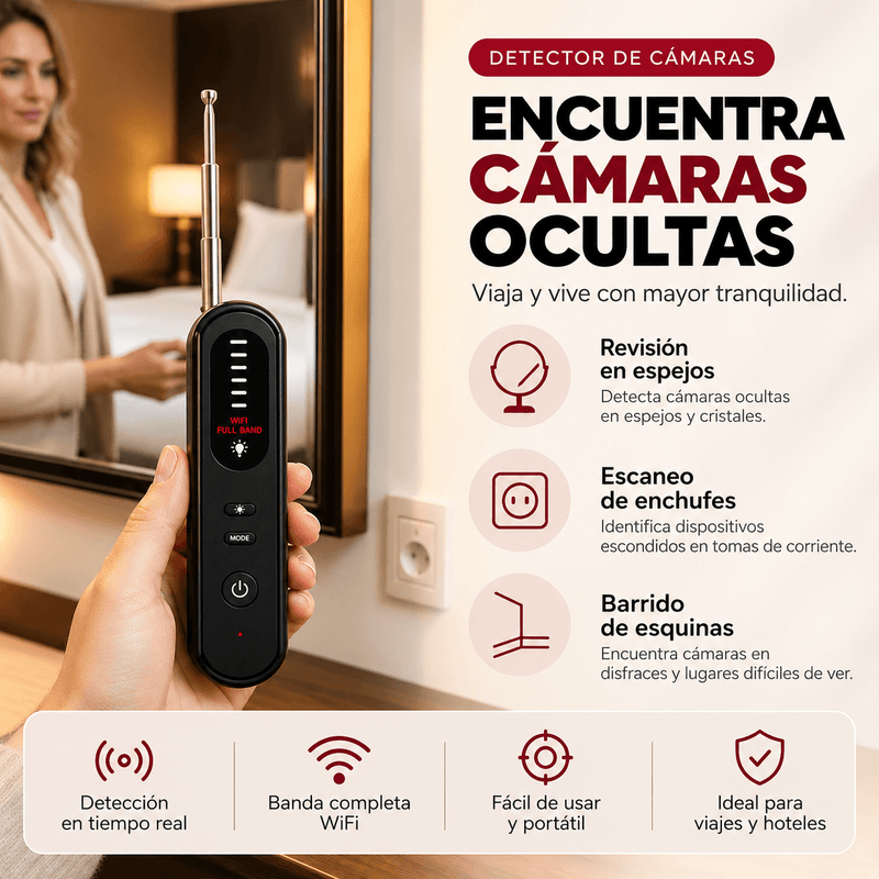 Detector de Cámaras Ocultas