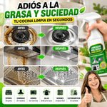 Spray limpiador de cocina con enzimas naturales