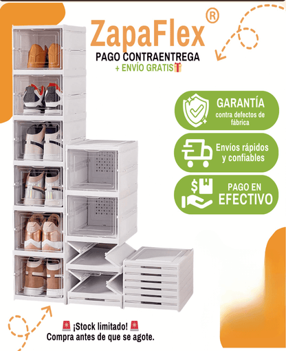 ZapaFlex™ – Zapatero Vertical de 6 Niveles Plegable