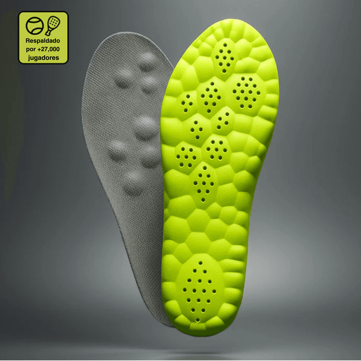 Kit Alto Rendimiento CorePádel® - 2 Pares Plantillas deportivas + recursos para mejorar tu rendimiento en la cancha
