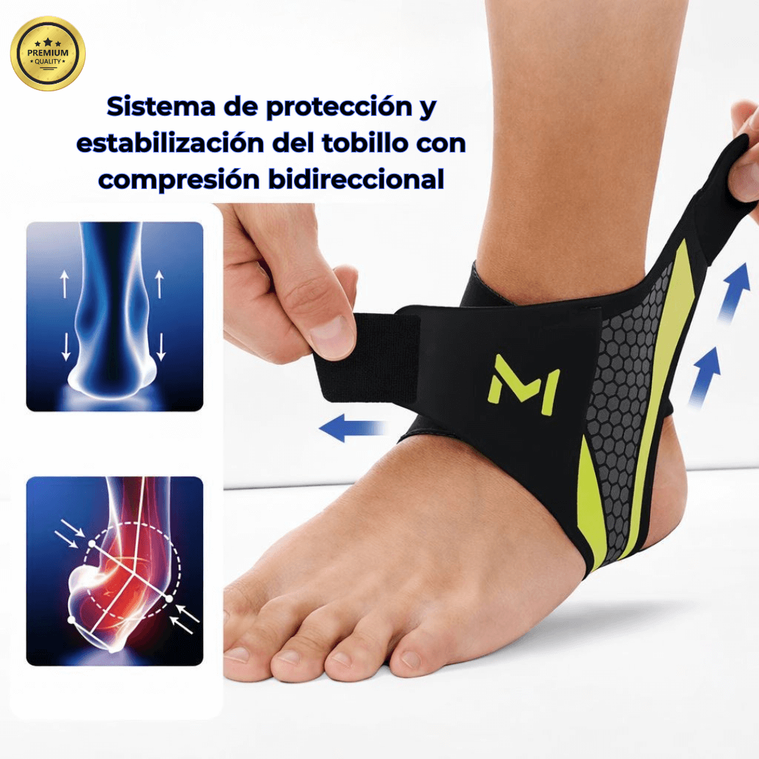 Tobillera deportiva de compresion