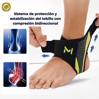 Tobillera deportiva de compresion
