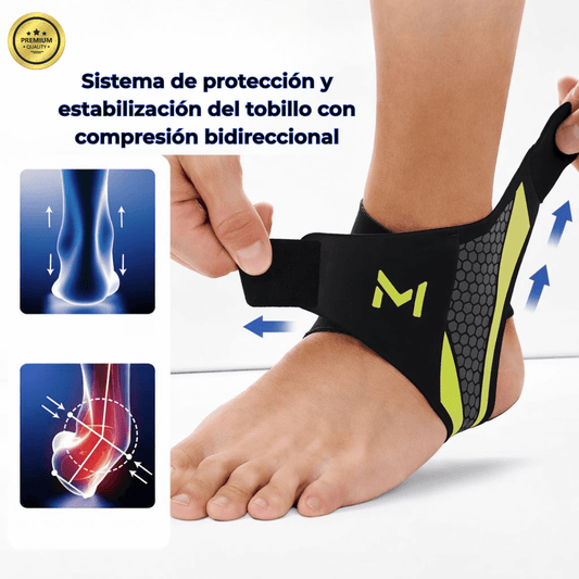 Tobillera deportiva de compresion