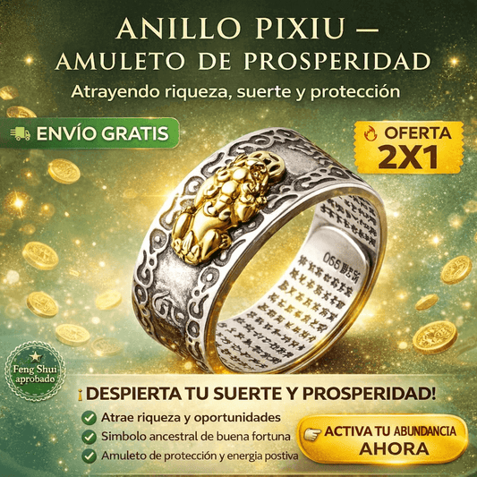 🐉 ANILLO PIXIU™ – Amuleto de Abundancia